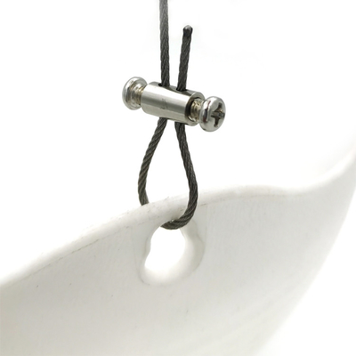 止めネジ調節可能なワイヤー ロープが付いている小さいループ・ケーブルのグリッパーはワイヤー懸濁液のキットを切る