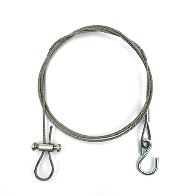 注文の航空機は掛かる据え付け品のためのホックおよびケーブル固定金具のグリッパーが付いているワイヤー ロープの吊り鎖をケーブルで通信する