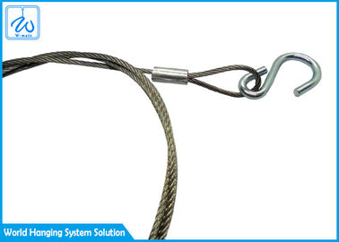直径Sのホックが付いている1.5 mmのステンレス鋼ワイヤー ロープの安全締縄