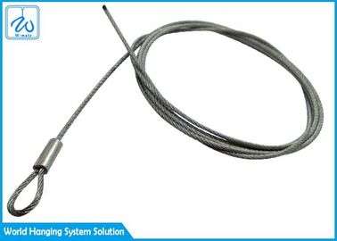 リベットで留められた接合箇所によるループが付いているステンレス鋼 ワイヤー ロープの吊り鎖アセンブリ