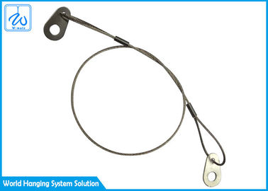 掛かるライトのための鋼鉄タブが付いている高い抗張持ち上がるワイヤー ロープの吊り鎖