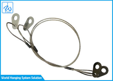 掛かるライトのための鋼鉄タブが付いている高い抗張持ち上がるワイヤー ロープの吊り鎖