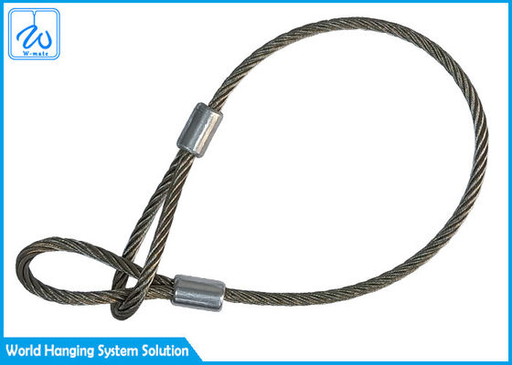 導かれた標準ライトのためのステンレス製の3mmワイヤー ロープの負ひも調節/安全ケーブル316