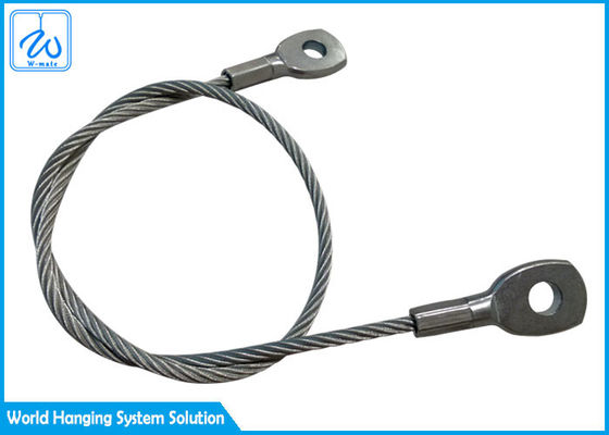 OEMはステンレス鋼 ワイヤー ロープ1.2mmの7x7目および目の吊り鎖をカスタマイズした