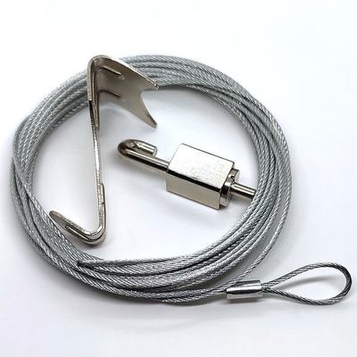 ギャラリーの芸術のフック ケブル型のグリッパー掛かる映像のために輪になることのナイロン ワイヤー ロープ