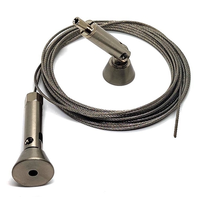 電流を通されたウィンチ ケーブル ワイヤー ロープの吊り鎖の調節可能なケーブルのグリッパー掛かるワイヤーが付いている空気懸濁液のキット