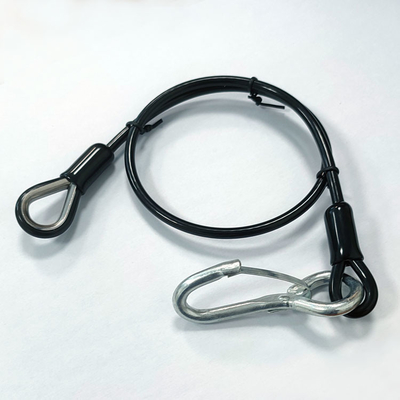 TPU PUポリ塩化ビニールPAのコーティングの鋼線ロープはステンレス鋼 ワイヤー ロープの安全ケーブルを投げる