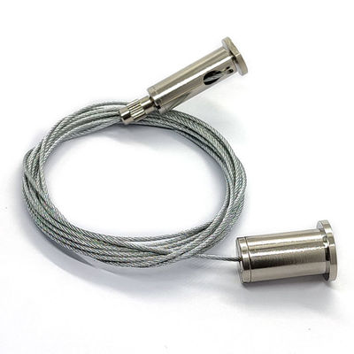 照明吊り下げ用ステンレス鋼Y字ケーブルキット(グリッパー付き)