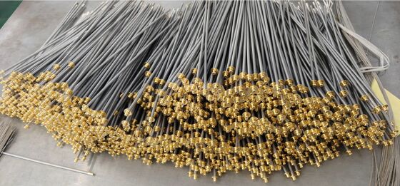 Pvc Coating Steel Luggage Handle Galvanized Steel Long Brake Cable Wire Rope Double Terminal Eye End