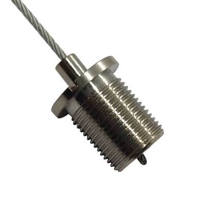 屋外用 90度 ファストンケーブルクリップ 18mm ワイヤーロープグリッパー