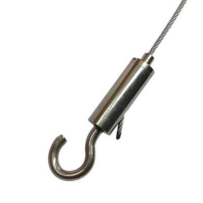 屋外用 90度 ファストンケーブルクリップ 18mm ワイヤーロープグリッパー