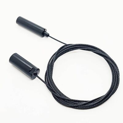 オーダーメイド ブラックコーティング ワイヤロープ ケーブル サスペンションキット 高品質 天井 吊り ワイヤフック 配備 ハードウェア 供給