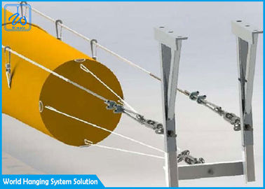 産業HVACの停止のキットの送風管の尾懸垂装置2/5mmは直径をケーブルで通信します