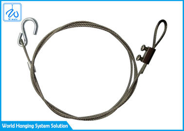 直径Sのホックが付いている1.5 mmのステンレス鋼ワイヤー ロープの安全締縄