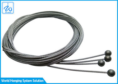 端の球と置かれる高性能1.5mmの吊り鎖ワイヤー ロープ アセンブリ