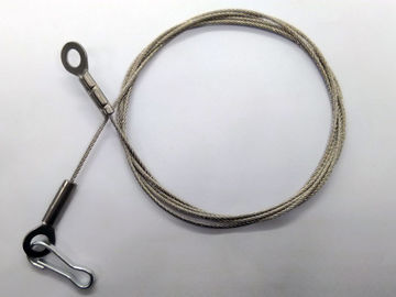 ワイヤー掛かるシステムのためのアイレットが付いているワイヤー ロープ ケーブルの吊り鎖をしっかり止めて下さい