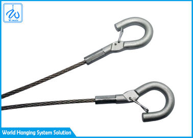 Sstainlessの鋼線ロープのループによる実用的な用具の締縄Yの形ワイヤー ロープのホック