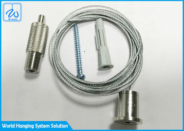 鋼線ロープの天井の付属品が付いている軽く適切なワイヤー懸濁液の掛かるキット