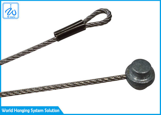 工場照明設備の安全ケーブルのための直接適用範囲が広い1x19鋼線ロープ