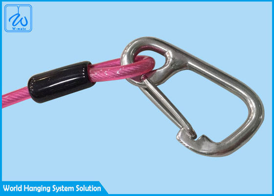 安全落下保護のための固定クリップ注文の印刷された締縄が付いている引き込み式のループ締縄