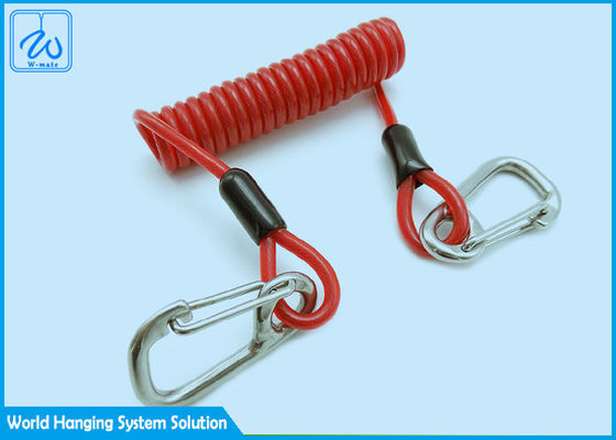コイルの締縄落下保護のためのナイロン上塗を施してあるワイヤー ロープの安全締縄