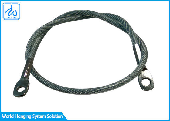 指ぬきの目が付いている単一の足2mmのステンレス鋼 ワイヤー ロープの吊り鎖