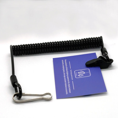 プラスチック・コーティング落下保護のためのコイル状 ワイヤー安全締縄