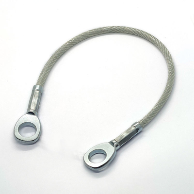 卸し売りポリ塩化ビニール上塗を施してあるステンレス鋼 ワイヤー ロープ ケーブルのフランダースの目の吊り鎖