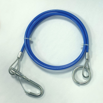 Peの上塗を施してある起重機ワイヤー ロープの吊り鎖のステンレス鋼 ケーブル12mm