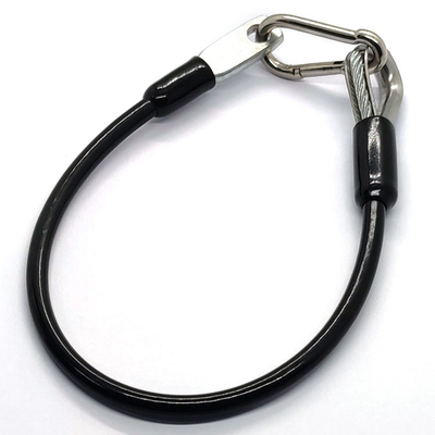 押されたアイレット ホックのばねの掛かるキットが付いている安全ワイヤー ロープの吊り鎖用具
