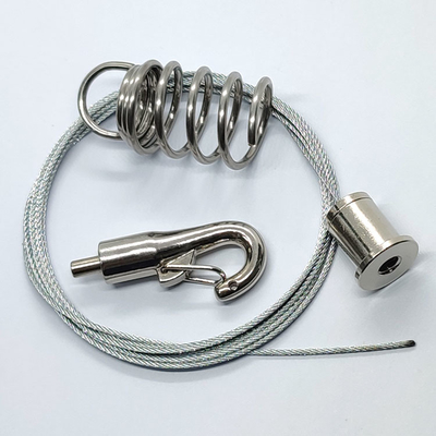 フック ケブル型のグリッパーが付いている鋼鉄部分の音響のパネル照明 ハードウェア付属品