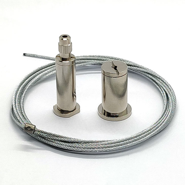 ステンレス鋼 ワイヤー懸濁液の導かれたライトのための掛かるキット ケーブルのグリッパー1.5mm