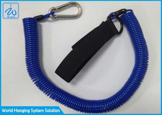 Tupカバーの中の締縄釣用具のポーランド人の安全コイルの締縄の引き込み式ワイヤー